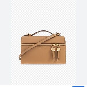 Tory Burch Tan Crossbody Bag with Gold Details